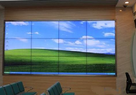 灵璧液晶拼接屏的另类用法。